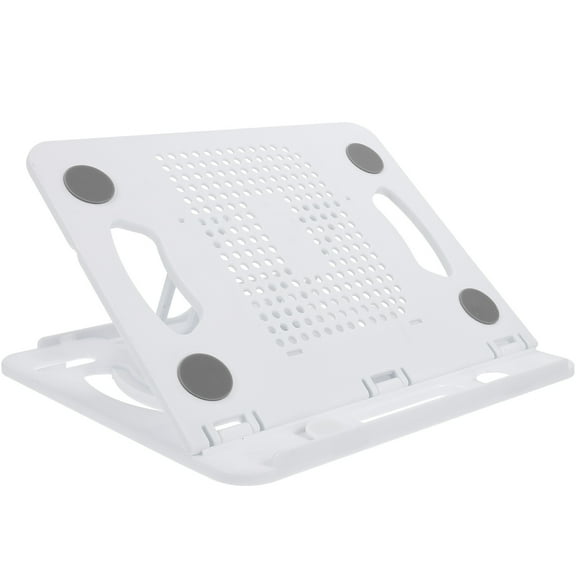 Luxshiny White Silicone Tablet Desk Mount Adjustable Height Stand Ideal for Office Use 1 Set Back to School