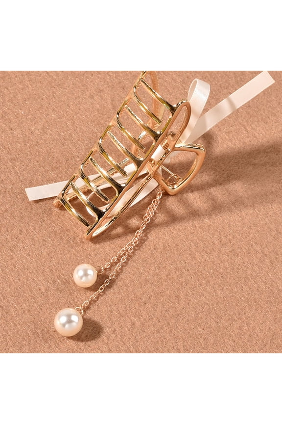 Tassel Hair Clamp for Formal Hairstyle Alloy Hair Claw Clip 1Pack