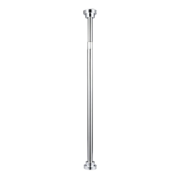 Luxshiny Spring Tension Rod Made of Stainless Steel and Plastic for Clothes and Curtains