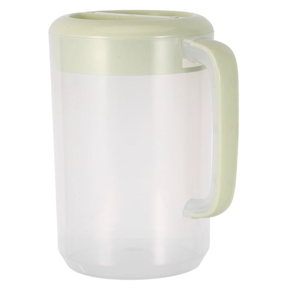 Luxshiny Thickened PP Plastic Water Jug with Lid and Measurement Scale for Cold Drinks and Beverages