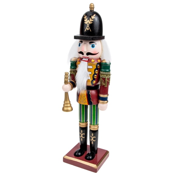 Luxshiny Traditional Style Nutcracker Wood Home Decoration Christmas 1Pack
