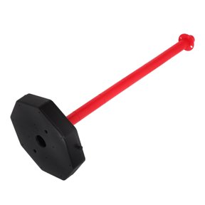 Luxshiny Traffic Safety Barrier Red Warning Column for Outdoor Use in Driveway Security and Parking Control