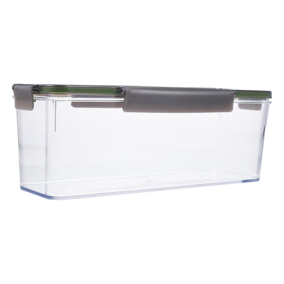 Luxshiny Cake Roll Packaging Box Transparent Food Storage Container with Airtight Lid