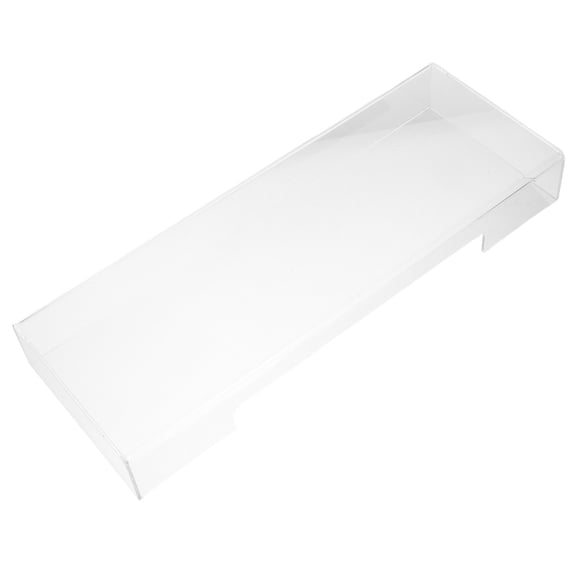 Luxshiny Transparent Keyboard Cover Acrylic Protective Case White Durable Keyboard Accessory