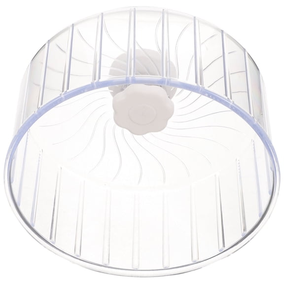 Luxshiny Transparent Exercise Wheel for Hamsters Guinea Pigs Gerbils Low Noise