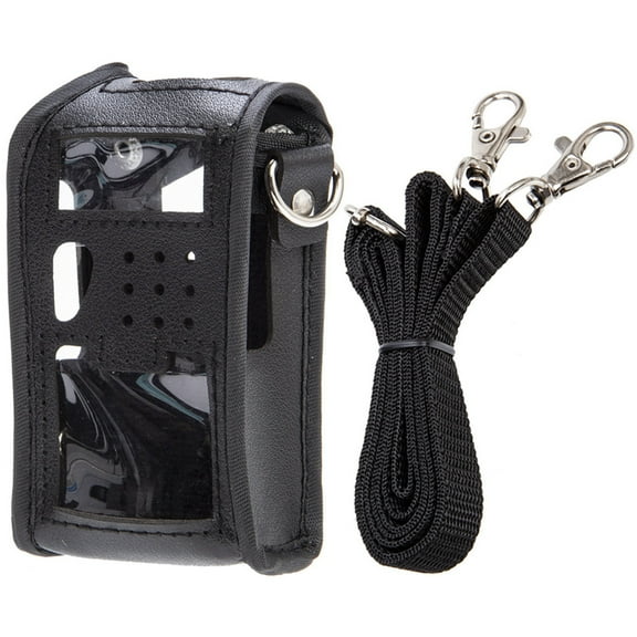 Luxshiny Travel Cable Organizer Bag Radio Case Black PVC 1Set