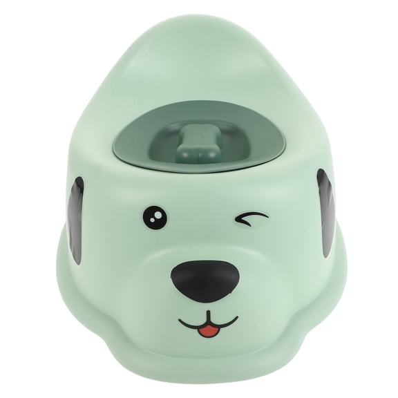 Luxshiny Sky Blue Portable Potty Training Seat for Toddlers with Lid and Cute Design for Independence