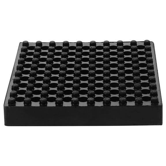 Luxshiny Black Rubber Treadmill Mat for Carpet Noise Reducing Exercise Floor Padding