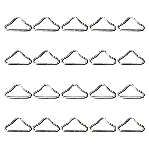 Luxshiny 45Pcs Triangle Replacement Set for Trampoline Parts, Iron Professional Repair Kit