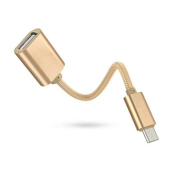 Luxshiny USB Extender Cable For Tech Users Gold Aluminum Alloy 1Pcs