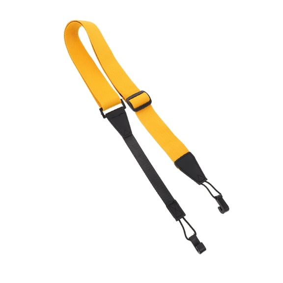 Luxshiny Yellow Microfiber Ukulele Strap Hanger - 1 Set Stylish and Design for Easy Ukulele Carrying