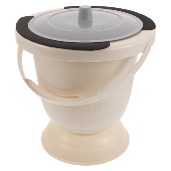LITINKIMI Unisex Portable Toilet Bucket with Cover for Home and Camping