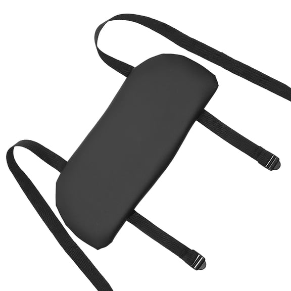 Luxshiny Massage Table Arm Rest Support Comfortable Black PU Sponge Easy to Use