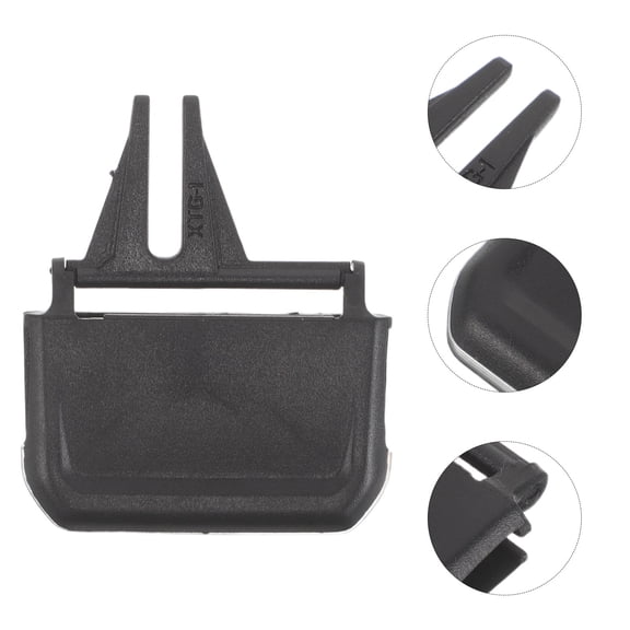 Luxshiny Universal Black Replacement Tabs for Car Air Conditioning Vent Louvers Dashboard Mounts Compatible with Most Vehicles