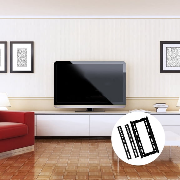 Luxshiny Universal Black Steel TV Wall Bracket with Articulating Arm Adjustable for 17 to 43 Inch Televisions