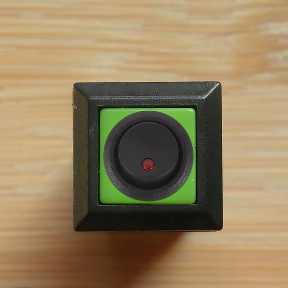Luxshiny Universal Black Toggle Switch for Trailer and Rv Convenient Lighted Control