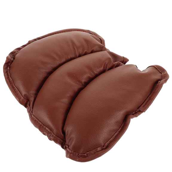 Alasum Protective Brown Car Armrest Cover Universal Fit Durable Anti Slip Material