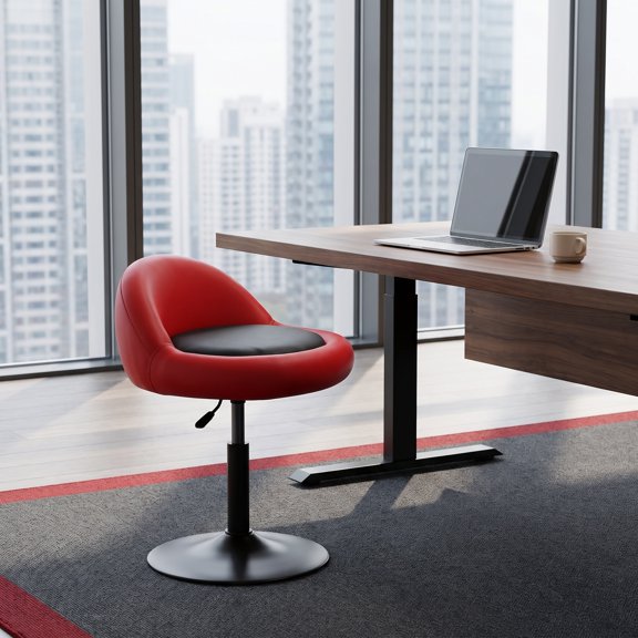 Luxshiny Universal Fit Low Backrest Stool Cushion for Bar Chairs with Soft Support and Non Slip