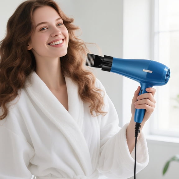Luxshiny Universal Hair Dryer Diffuser Attachment with Plastic Comb for Home and Salon Use