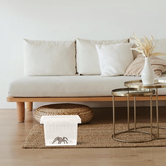 Luxshiny Plastic Reptile Breeding Box with Vents for Outdoor Pet Use Transparent Habitat