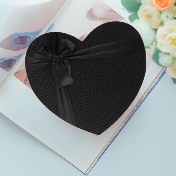 Luxshiny Versatile Heart Shaped Box with Lid for Valentine Confession and Wedding Use