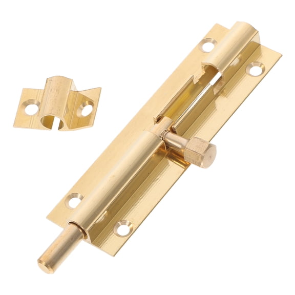 Luxshiny Vintage Brass Door Lock Latch Retro Style for Wood Doors and Windows Ideal for Home Office Security