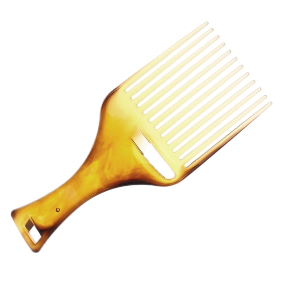 Luxshiny Vintage Wide Tooth Comb for Men, Detangling and Styling Thick, Afro, Curly Hair, Hairbrush