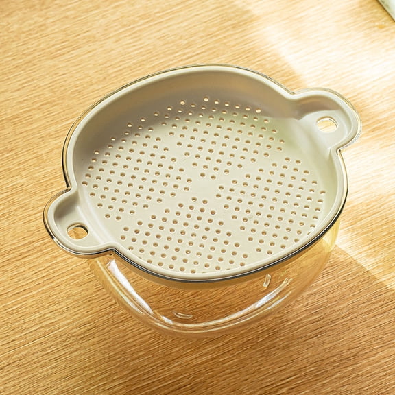 Luxshiny Washing Baskets Plastic Rinsing for Restaurants 1Pack