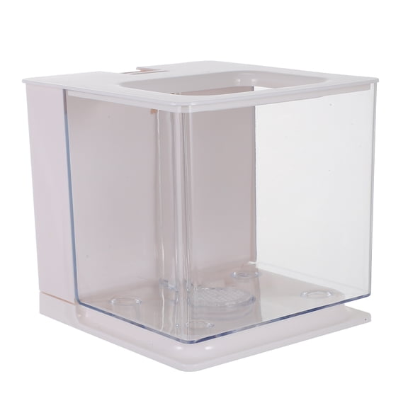 Luxshiny Small Fish Tanks Small Fish Tank Acrylic 1Set
