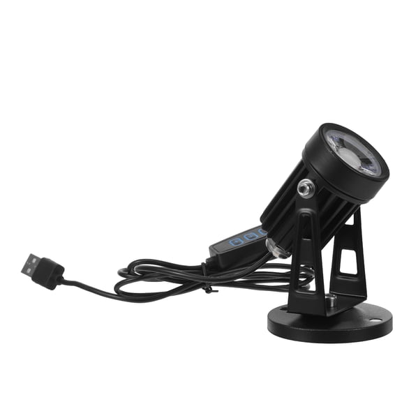 Luxshiny Weatherproof LED Landscape Spotlights with USB Power, Three , Adjustable Timer for Outdoor Garden Lighting