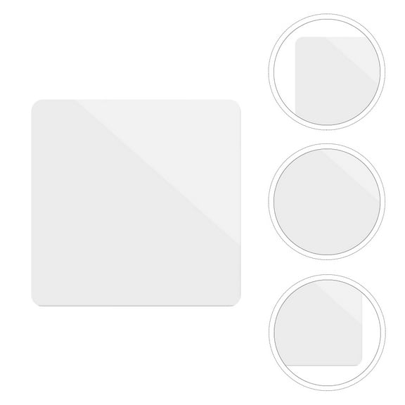 Luxshiny White Acrylic Mirror Plate for Jewelry Photography Decoration Props Reflector Background Size 12x12 Inches