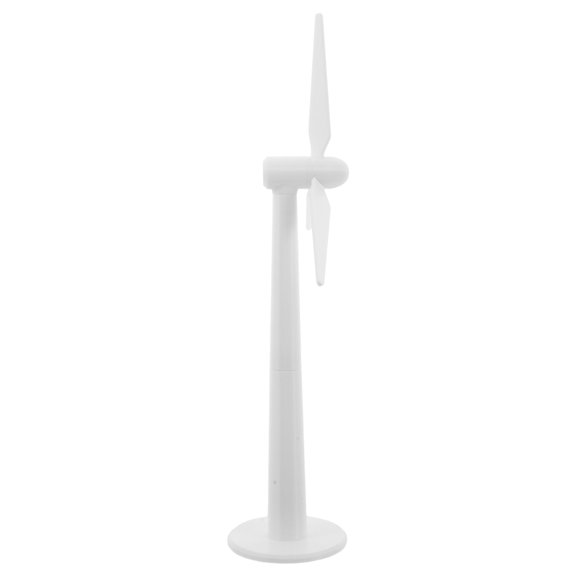 Luxshiny White Architectural Scale Wind Turbine Model for Scenic Roadside and Sand Table Landscaping