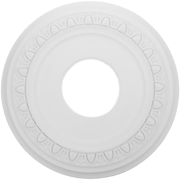 Luxshiny White Ceiling Medallion 12 Inch Chandelier Mounting Plate for Home Use