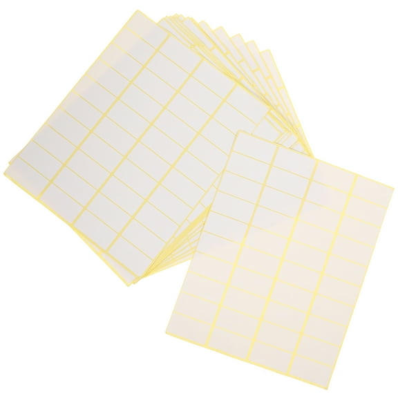 Luxshiny White Price Stickers for Retail Labeling, Small Adhesive Price Tags for Clear Product Pricing