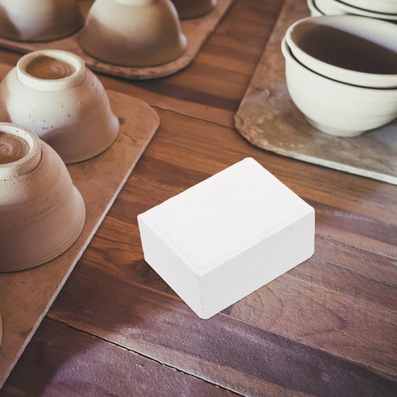 Luxshiny White Kiln Support Posts Durable Ceramic Accessory for Pottery and Electric Kiln Shelves