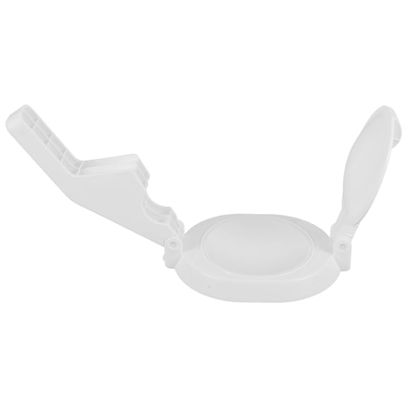 Luxshiny White Plastic Dough Pressing Mold for Dumpling Skin Making Practical Kitchen Gadget