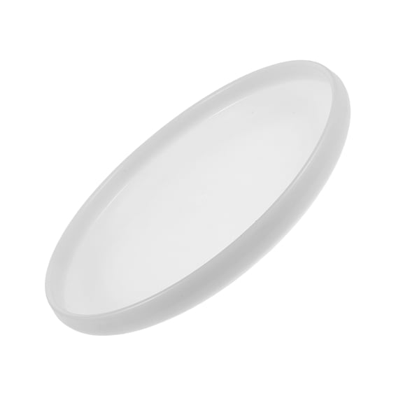 Luxshiny White Plastic Flying Disc for Family Games Outdoor Sports with Accurate Flight Control