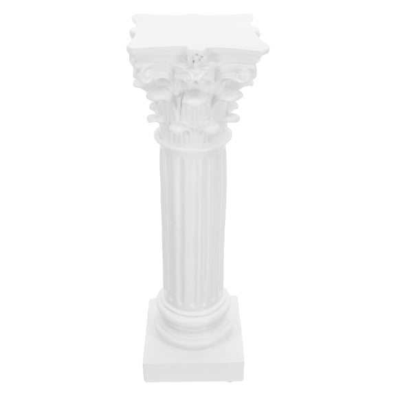 Luxshiny White Resin Roman Columns for Wedding Decor Elegant Pillars for Ceremony Party Decorations