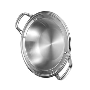 Luxshiny Household Stainless Steel Cooking Pot with Rapid Heating for Efficient Home Kitchen