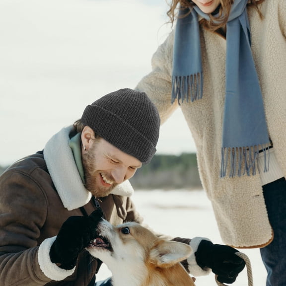 Luxshiny camper hat Fisherman Beanie Hat Acrylic Fibers 1Set Unisex Style Warmth Outdoor Activities Insulation