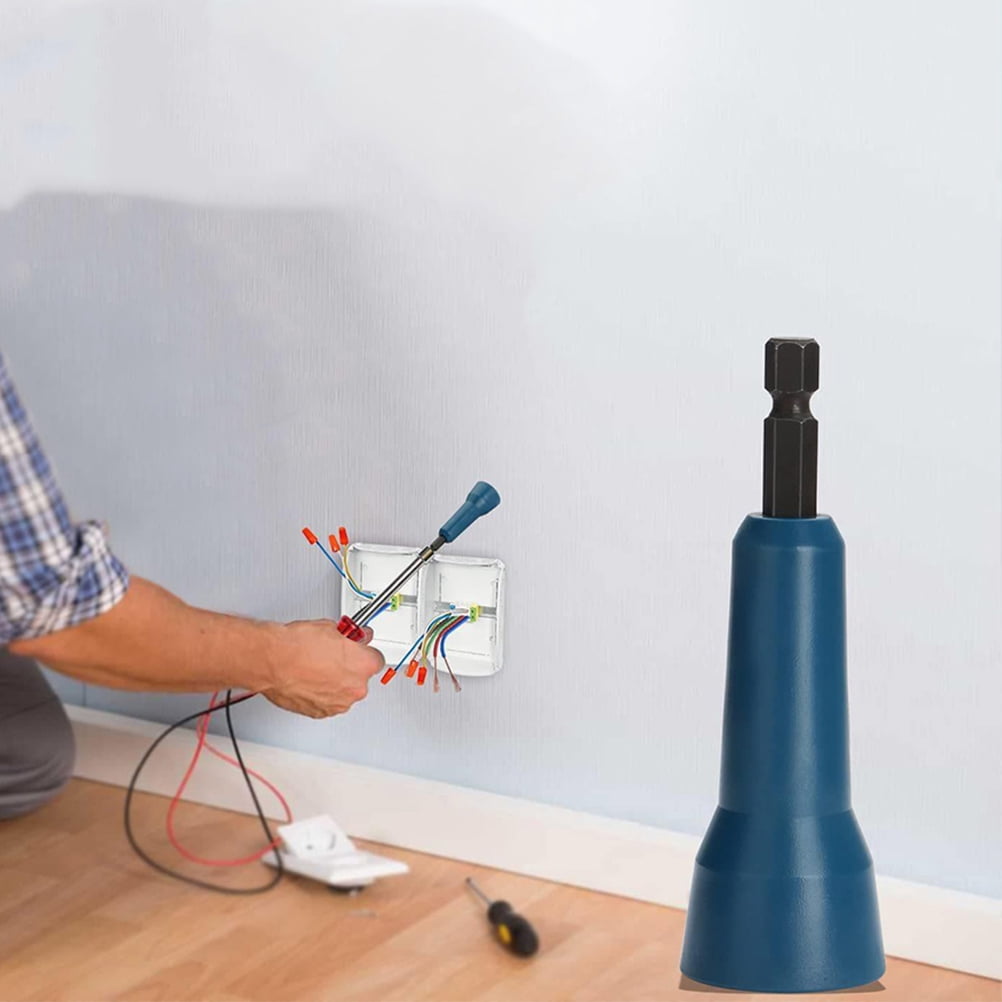 Twisting Socket Luxshiny Electrical Wire Tool Blue with Multi Functional Nut Driver and ...