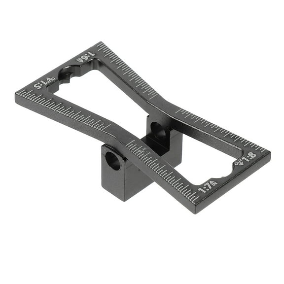 Luxshiny Wood Dovetail Tool Measuring Scale Board Simple Dovetail Layout Aluminum Alloy Carpentry Accessories