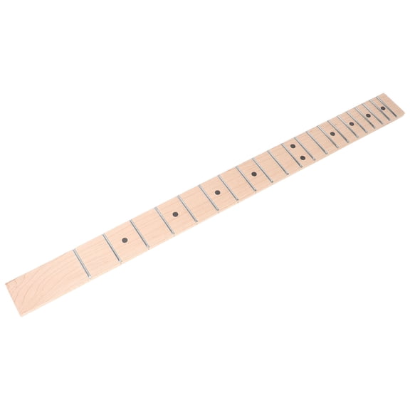Luxshiny Electric Guitar Neck Replacement with Beige Fingerboard, Wood, Easy to Install for Guitar Repair