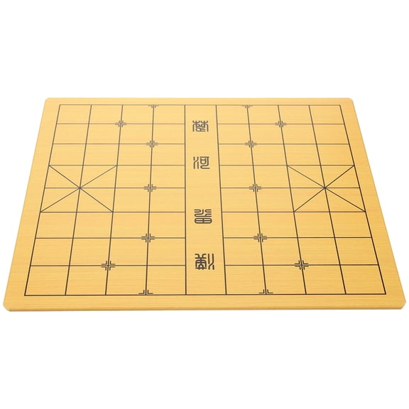 Luxshiny Elegant Wooden Double-Sided Chinese Chess and Gobang Board with Convenient Foldable Design for Family Fun