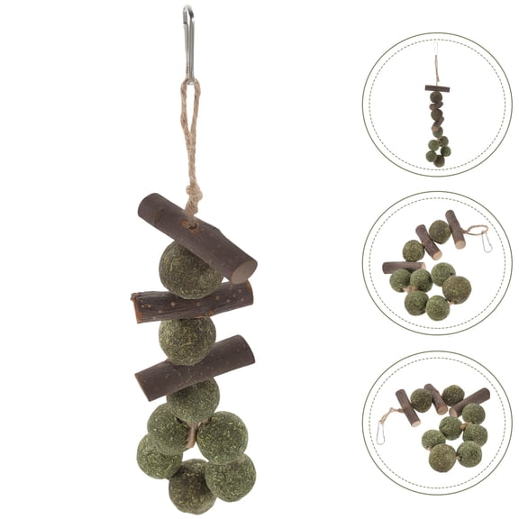 Luxshiny Wood Hamster Chew Toys Pet Chew Toy Multi 1 Set