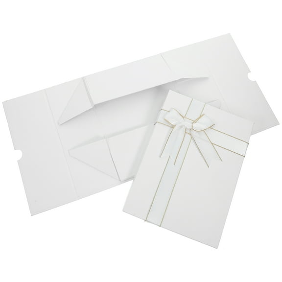 Luxshiny Wrap Box Present Box Paper Portable Convenience Wedding Box 1Pack