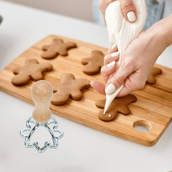 Luxshiny Zinc Alloy Biscuit Cutter for Sugar Cookie Making 1Pack