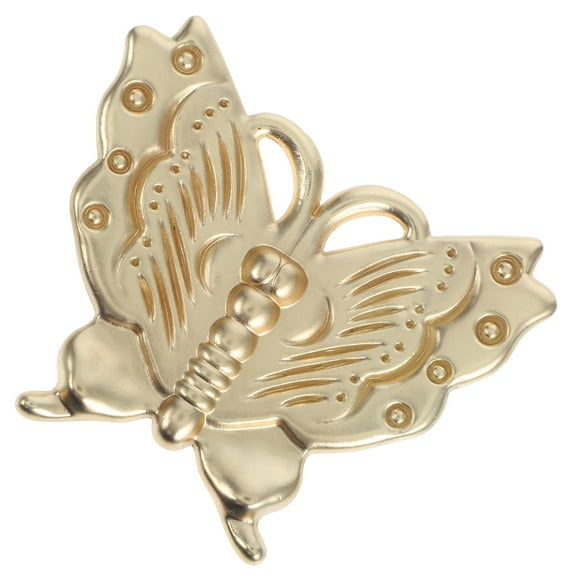 Luxshiny Zinc Alloy Butterfly Decorative Cabinet Knob Golden Finish Replacement Hardware