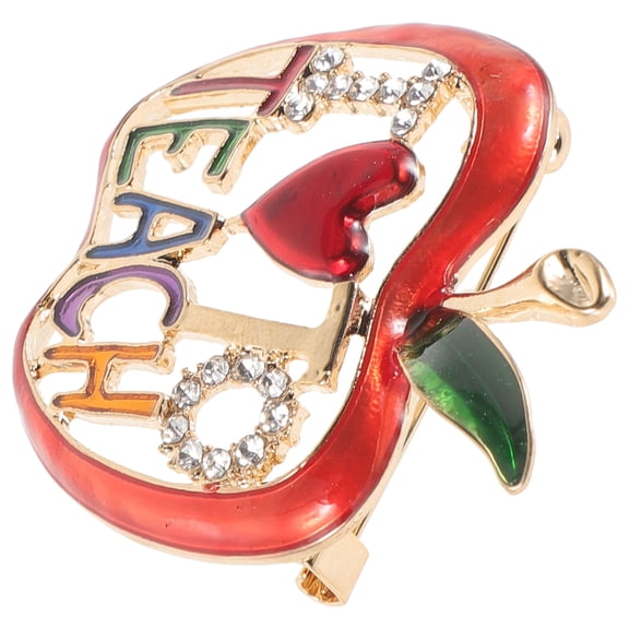 Luxshiny Alloy Brooch Pin Multi-Use for Educators Valentine's Day PCS Accessory