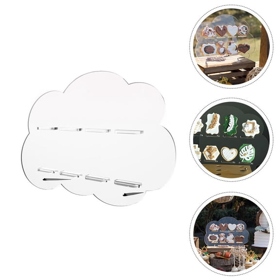 Luxshiny pie stand Elegant Acrylic Display Rack for Women 1Pack